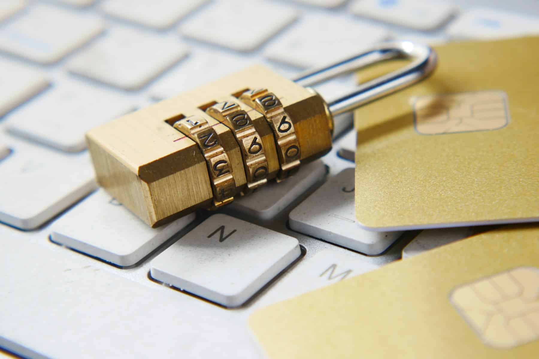 Small Business Loans | Funding for Your Business 5 Padlock on a keyboard representing bank-grade security